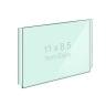 18EAAP-8511L-NG Non-Glare (Anti-Reflective) Easy Access Acrylic Pocket / Poster Holder – Landscape