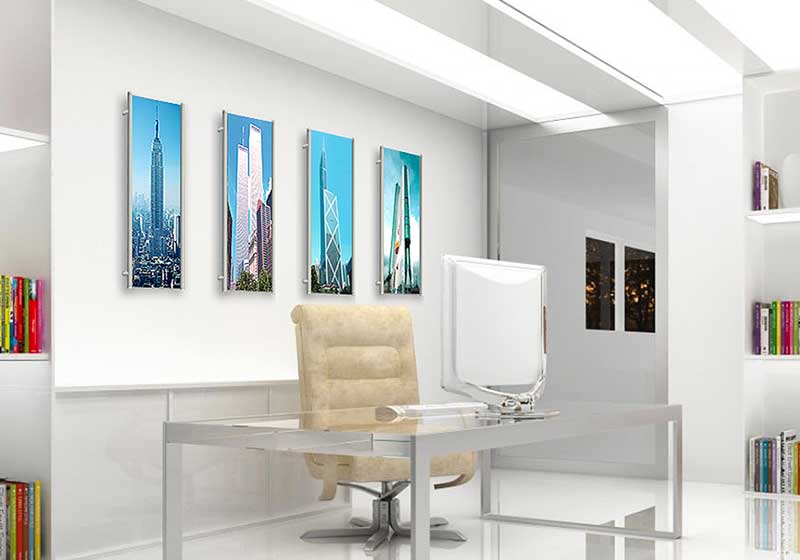 Rail Track Display Systems For Fine Art Posters Nova Display