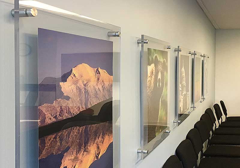 Non-Glare Acrylic Frames for Gallery and Museum Framing Projects