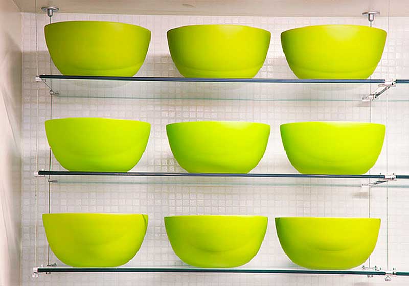 acrylic window shelves