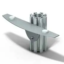 504-B02 200mm Shelf Bracket with Bumpers