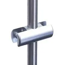 RG02-10 rod vertical support double sided for 6mm (1/4") thick panels | Nova Display Systems