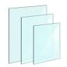 Clear Acrylic Sign Blanks for Name Plates / Door Signs