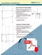 How to Install CS13 Panel Support with Holes to 1.5mm Cable