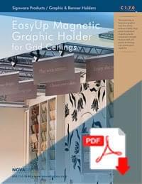 C170 Easy-Up Magnetic Holder For Grid Ceilings Catalog
