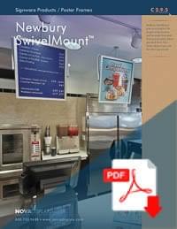 C295 Newbury Swivel-Mount Poster Frame Catalog