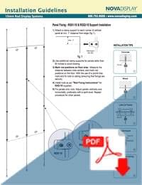 How to Install RG01-10–RG02-10 Vertical Panel Support Fixing to 10mm Rod
