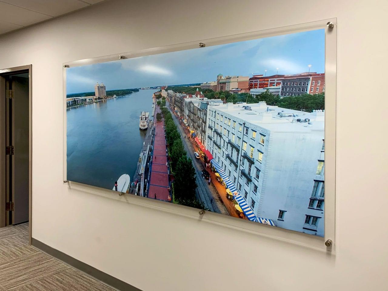 Oversized Acrylic Frames / Custom Acrylic Frames for Office Spaces