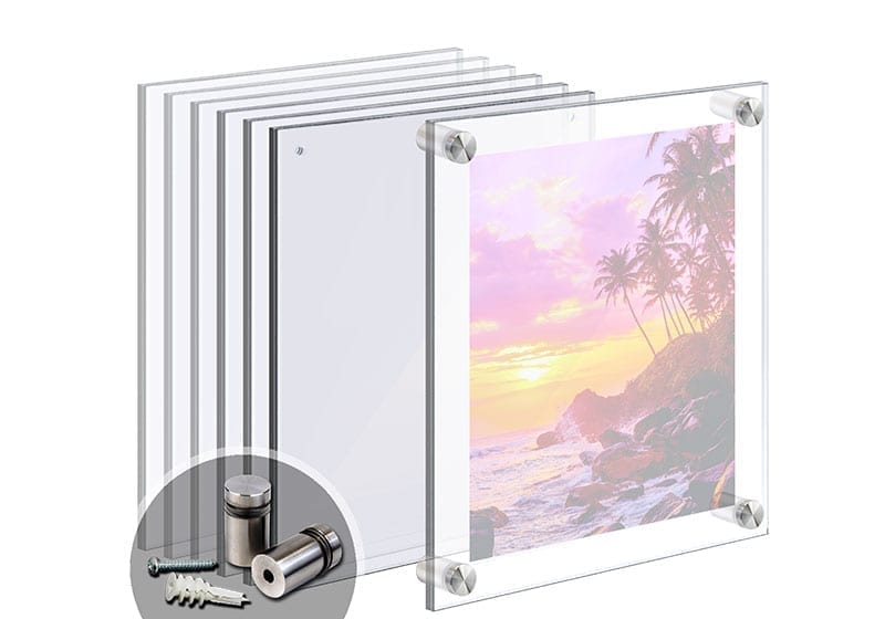 Acrylic Accessories for Standoff Systems | Nova Display Systems | Clearance and Overstock Store