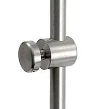 Support with M6 Stud-Cap Single-Sided for Panels with Holes – Non-Removable (#303 Stainless Steel)