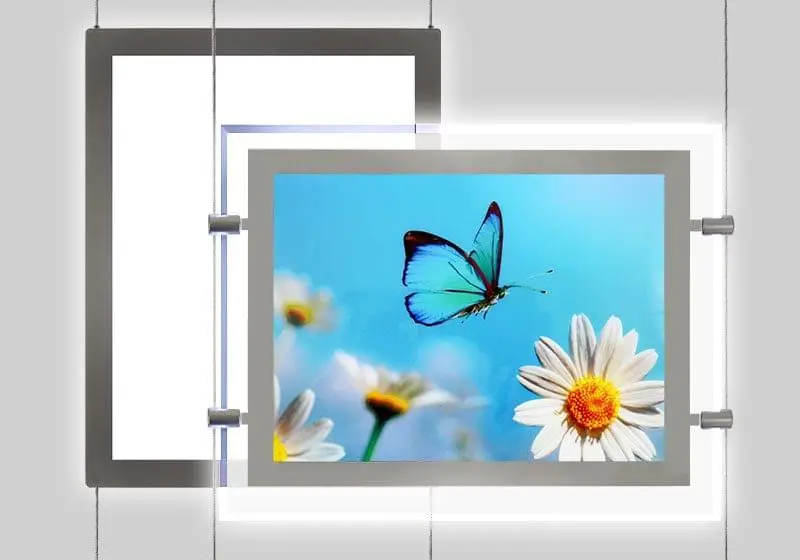 LED Light Pockets Backlit Acrylic Frames | Nova Display Systems