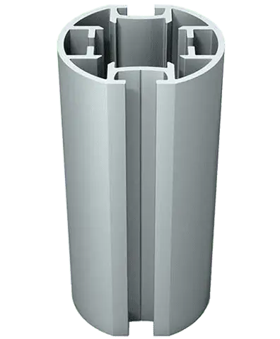 Round Profile / Vertical Extrusion for modular stand assembly