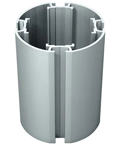 Round Profile / Vertical Extrusion for modular stand assembly