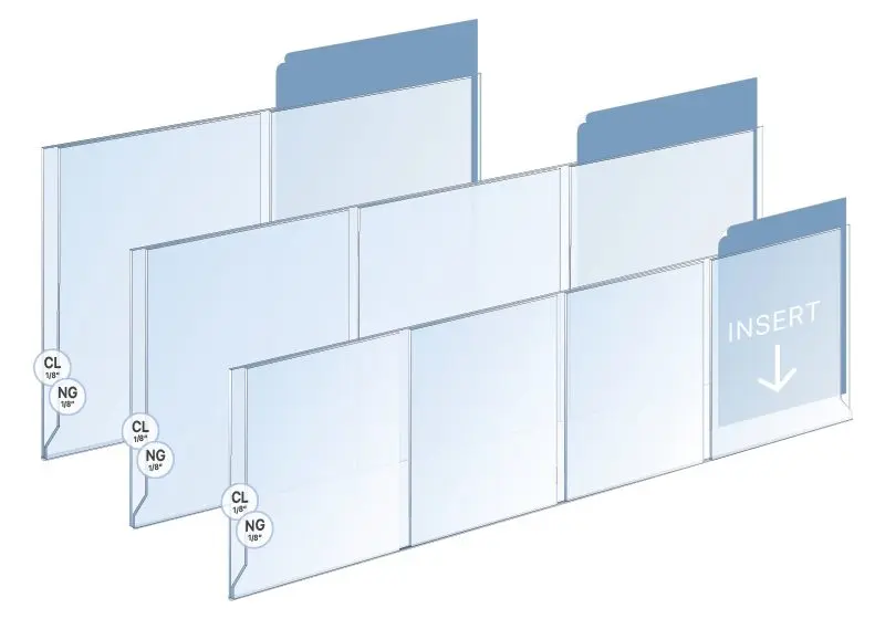 Acrylic Holder Mounting — Hardware Options | Nova Display Systems