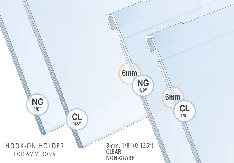 Acrylic Holder Finish — Thickness and Material Type | Nova Display Systems