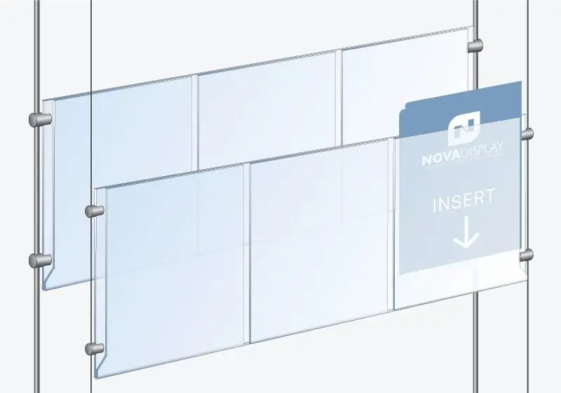 Acrylic Holder Mounting — Hardware Options | Nova Display Systems