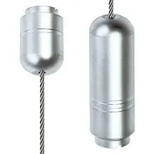 C101-4M Ceiling-to-Floor 1.5mm Cable Suspension Kit — 4M (13’ 1-1/2”) Length | Nova Display Systems