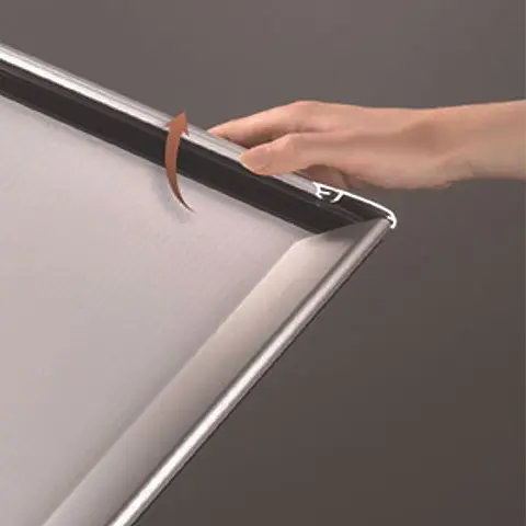 Aluminum Posters Frame for Front-Load Inserts | Nova Display Systems