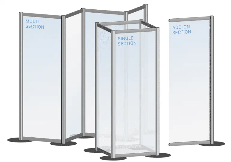 Floor Display Stands — Rectangular and Angular Design Configurations | Nova Display Systems