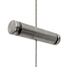 Dual-Grip Cable Standoffs with Wide-Projection | 1.5mm Hanging Cable System Stainless Steel