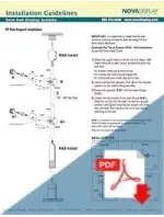 How to Install RP Back-to-Wall Support for 6mm Rod