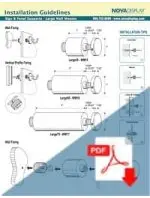 How to Install WM15-WM17 Modular Sign Standoff Supports