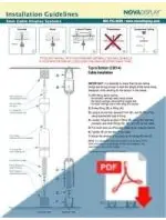 How to Install C301-4 Ceiling-to-Floor Cable Suspension