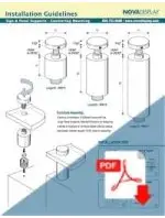 How to Install WM15-WM17 Standoff Supports Countertop Mounting