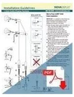 How to Install C2WF Wall-to-Floor Double Cable Suspension