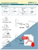 How to Install WM01-WM04 Sign & Panel Projecting Standoff Supports