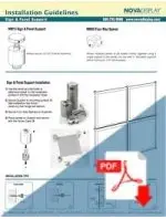 How to Install WM15-WM20 Standoff Support And Four Way Spacer For Butted Panels