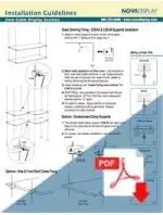 How to Install C3P-03 & C3P-04 Shelf Supports to 3mm Cable