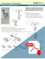 How to Install WSP Series Aluminum Projecting Supports