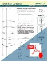 How to Install CS01-3 Support for Drilled/Slotted Glass Shelves to 3mm Cable