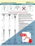 How to Install CA4-3 Ceiling-to-Floor Cable Suspension