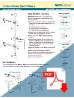 How to Install WM11 Horizontal Rod Wall Fixing for Vertical Panels