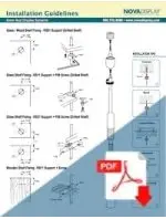 How to Install RS01 Support for Drilled/Slotted Glass Shelf to 6mm Rods