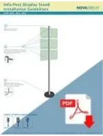 Info-Post Display Stand KFIP Installation Guides