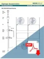 How to Install RG01 & RG02 Vertical Sign/Panel Supports to 6mm Rod Suspension