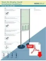 Stack-On Display Stand KFST Installation Guides